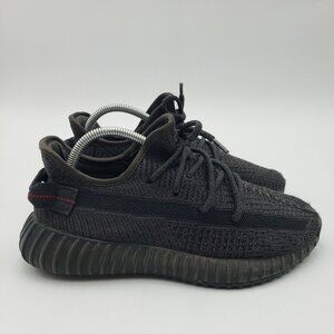 Adidas Yeezy Boost 350 V2 Sneakers 7.5 Mens Lace Up Shoes Black‎
